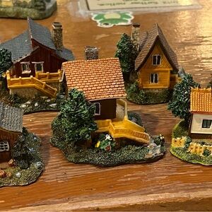 Miniature Village House Set